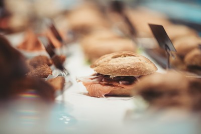 Fischtheke im Fischhaus Loof